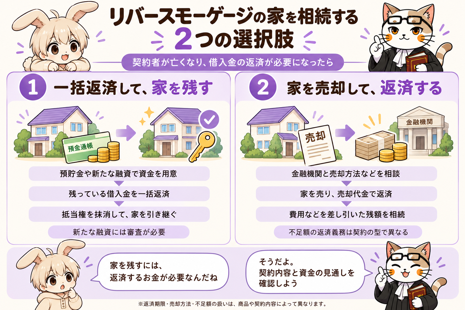 リバースモーゲージを利用していた家は相続できる？売却せずに残す方法と注意点